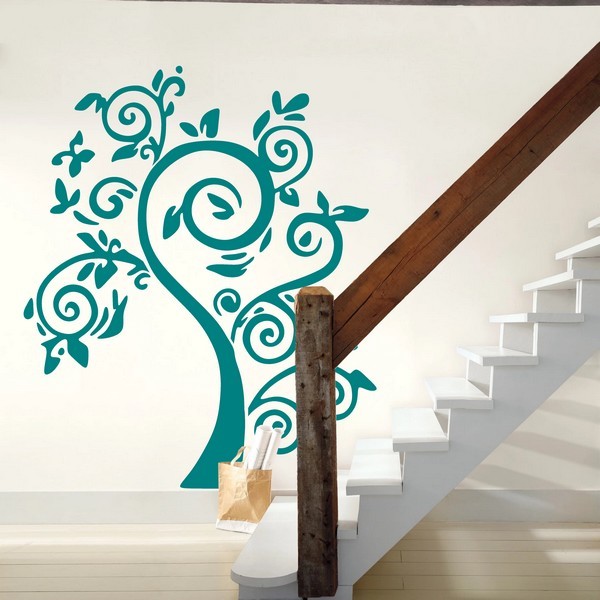Exemple de stickers muraux: Arbre Joyeux
